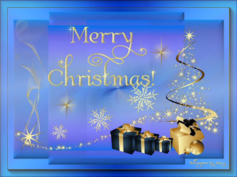 Christmas Gift Boxes — Blue