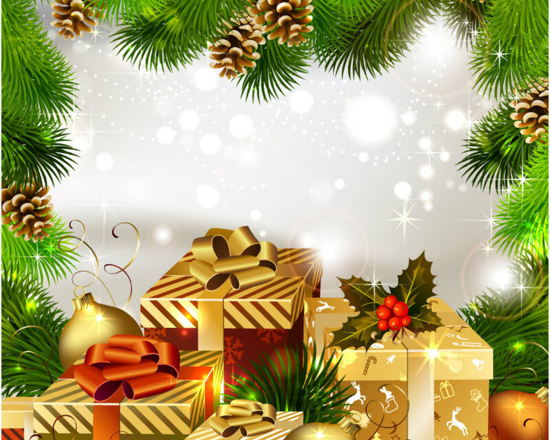 Christmas Gift Boxes — Green