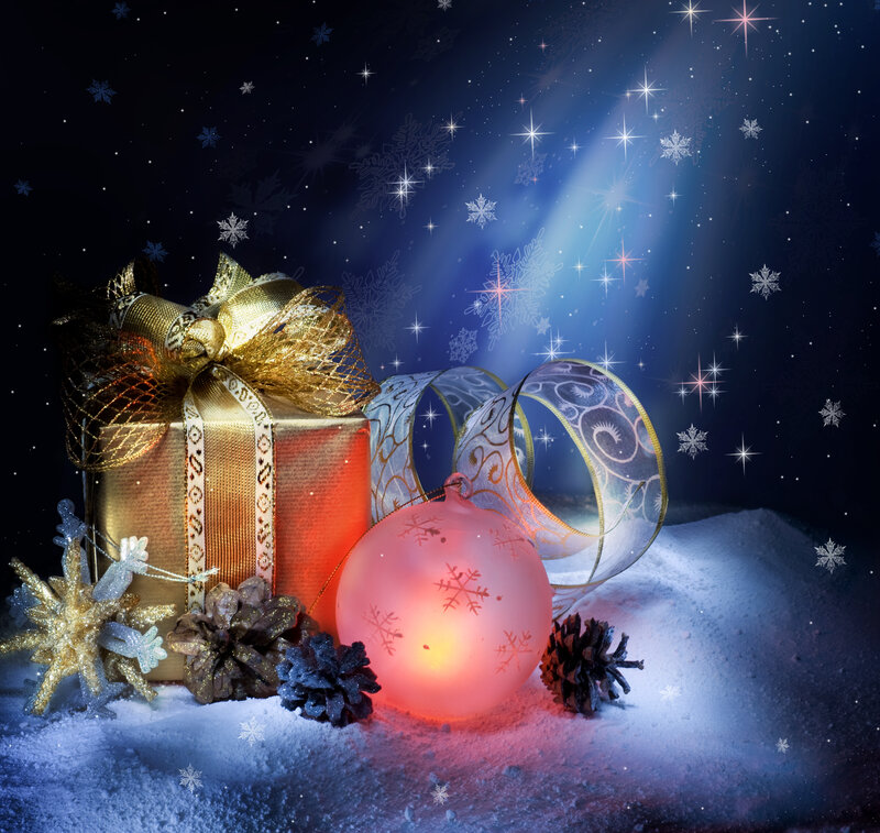 Christmas Gift in Snow