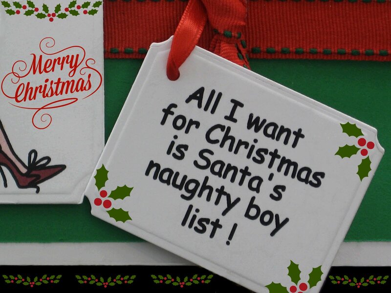 Christmas Gift Tag — White