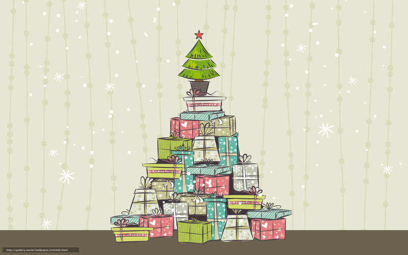 Christmas gift tree
