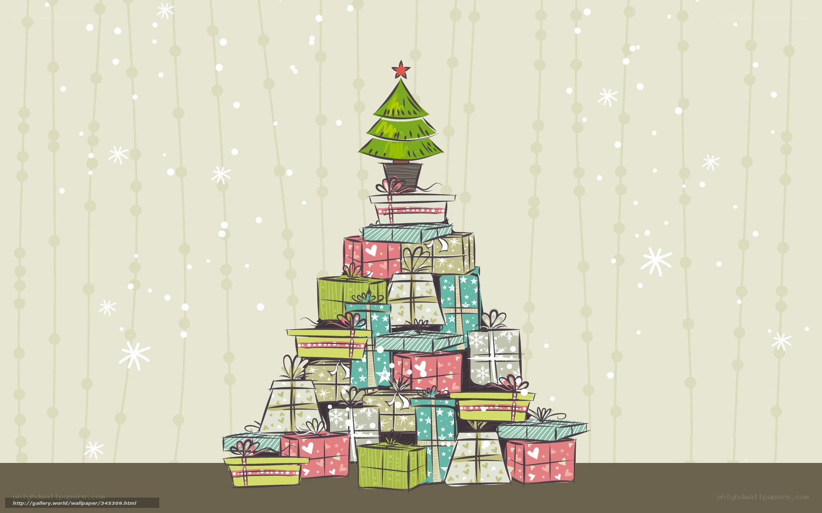 Christmas gift tree