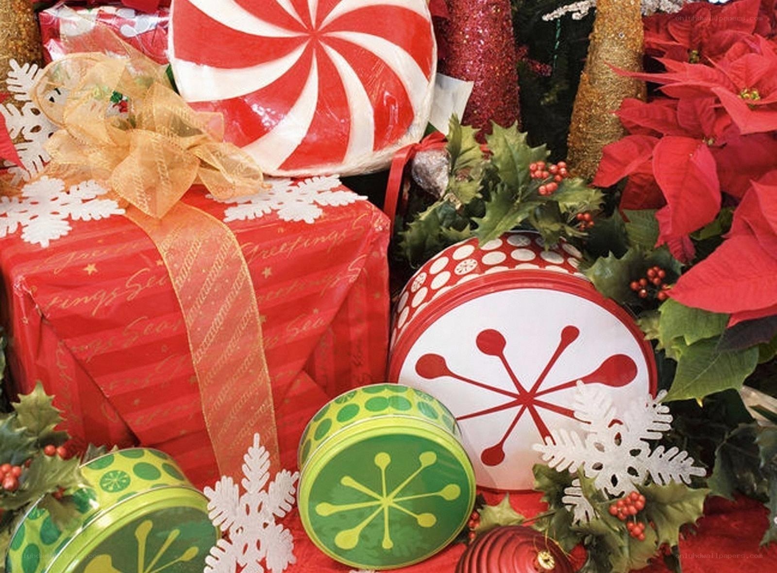 Christmas gifts and decorations