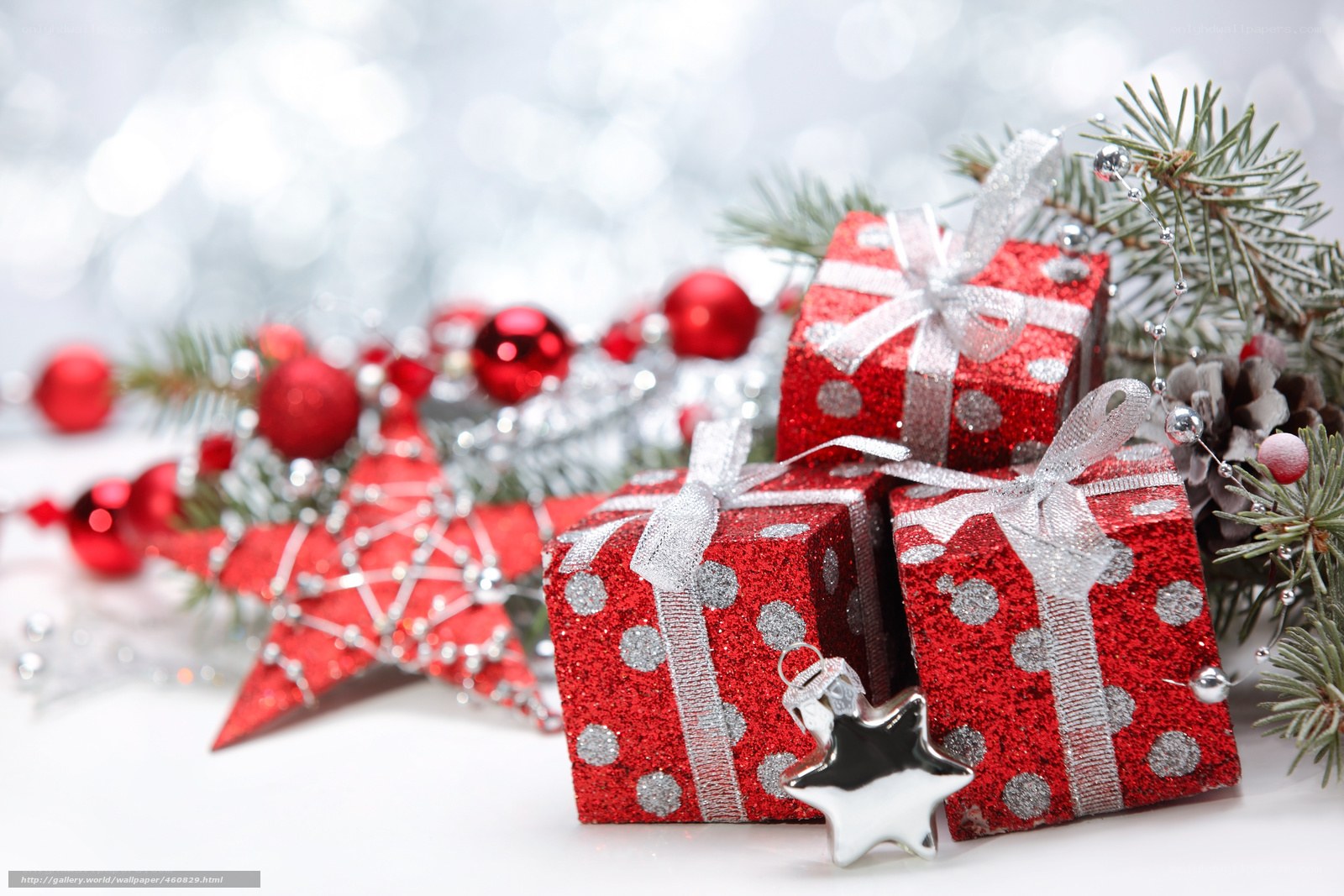 Christmas gifts and decorations