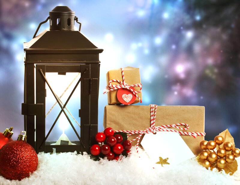 Christmas Gifts and Lantern