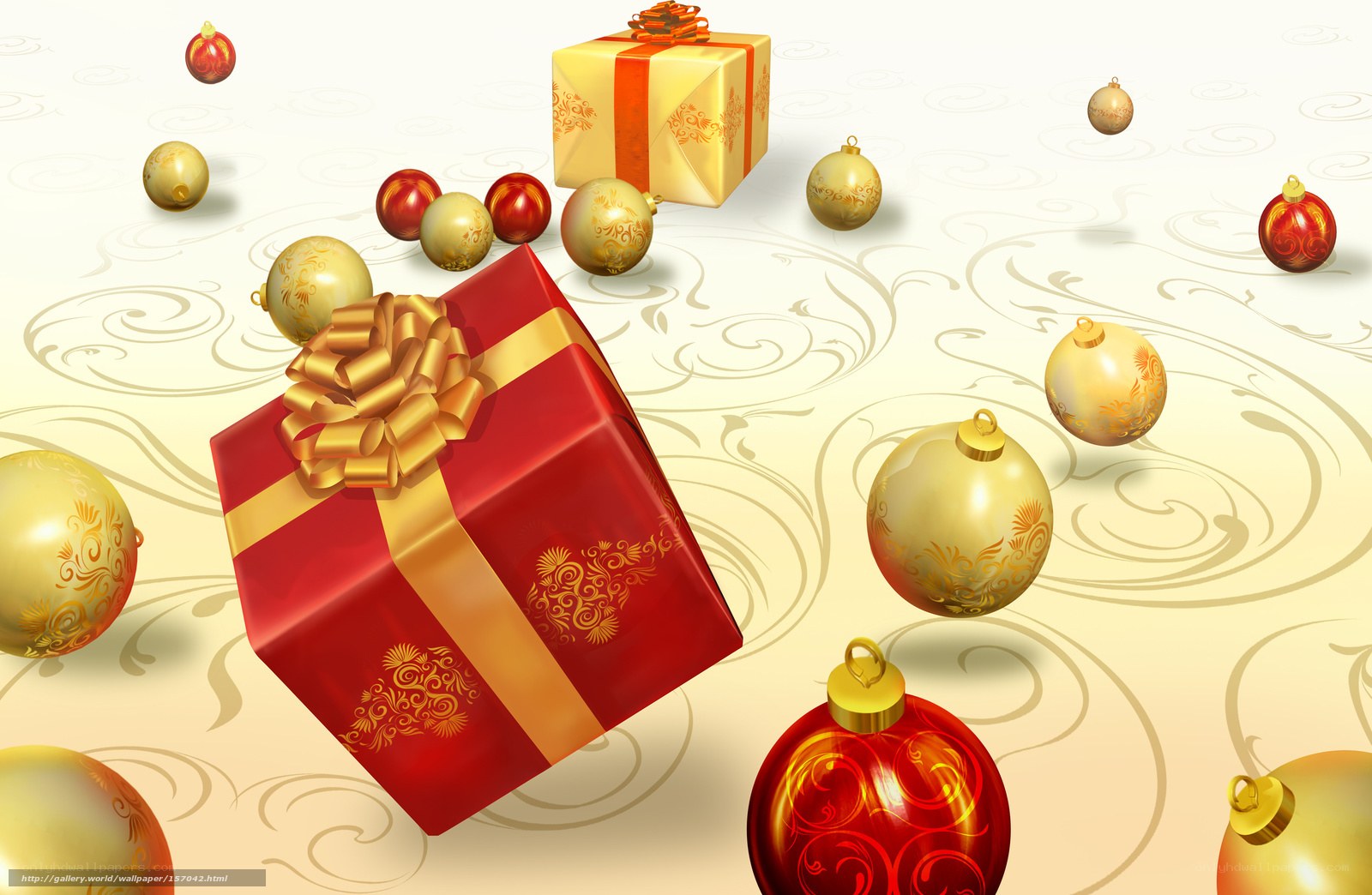 Christmas gifts and ornaments