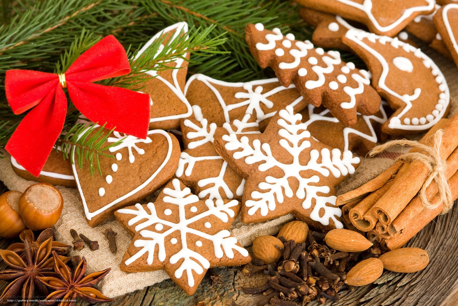 Christmas gingerbread cookies
