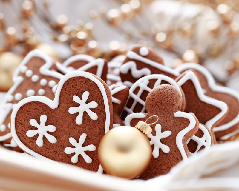 Christmas gingerbread cookies