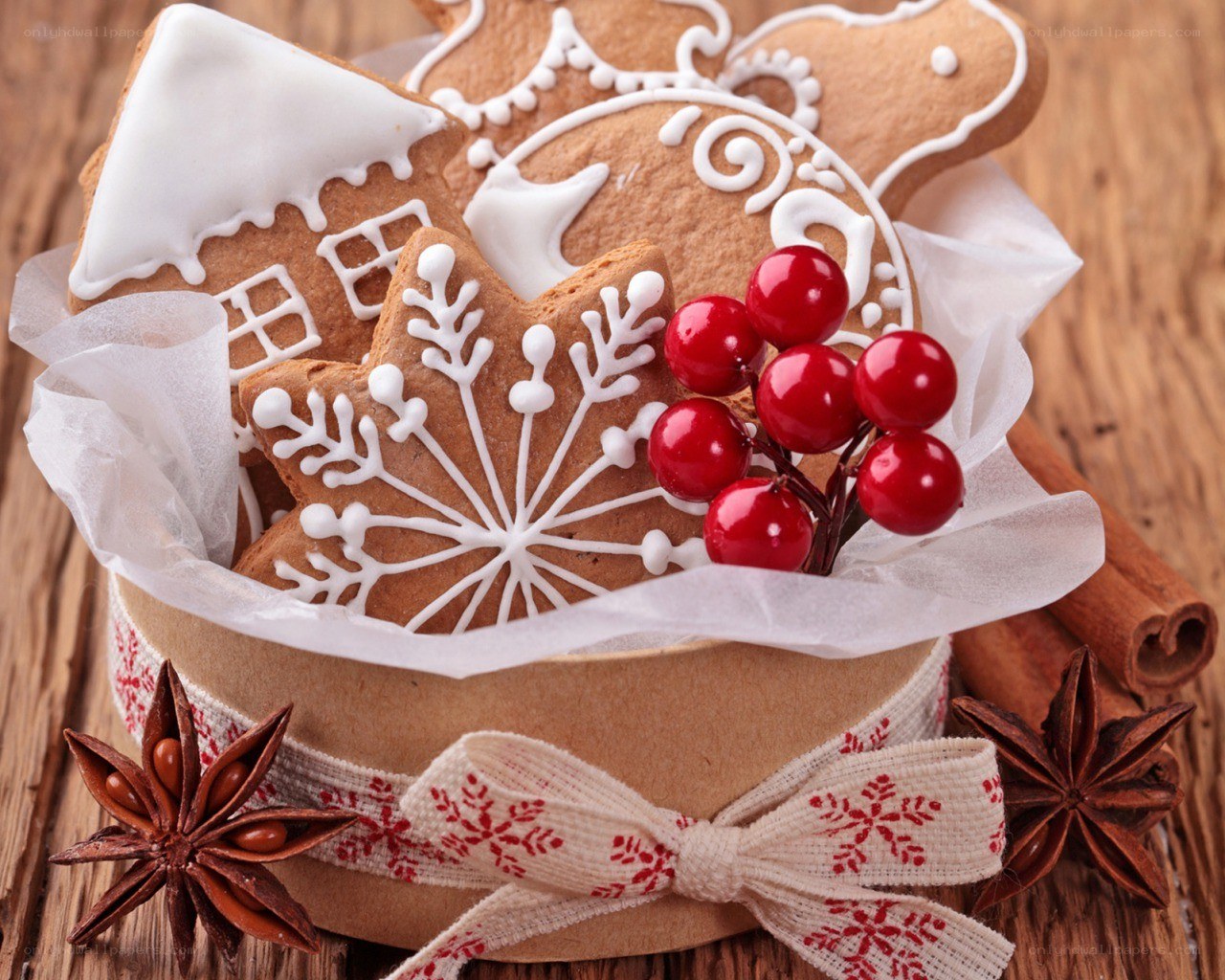 Christmas gingerbread cookies