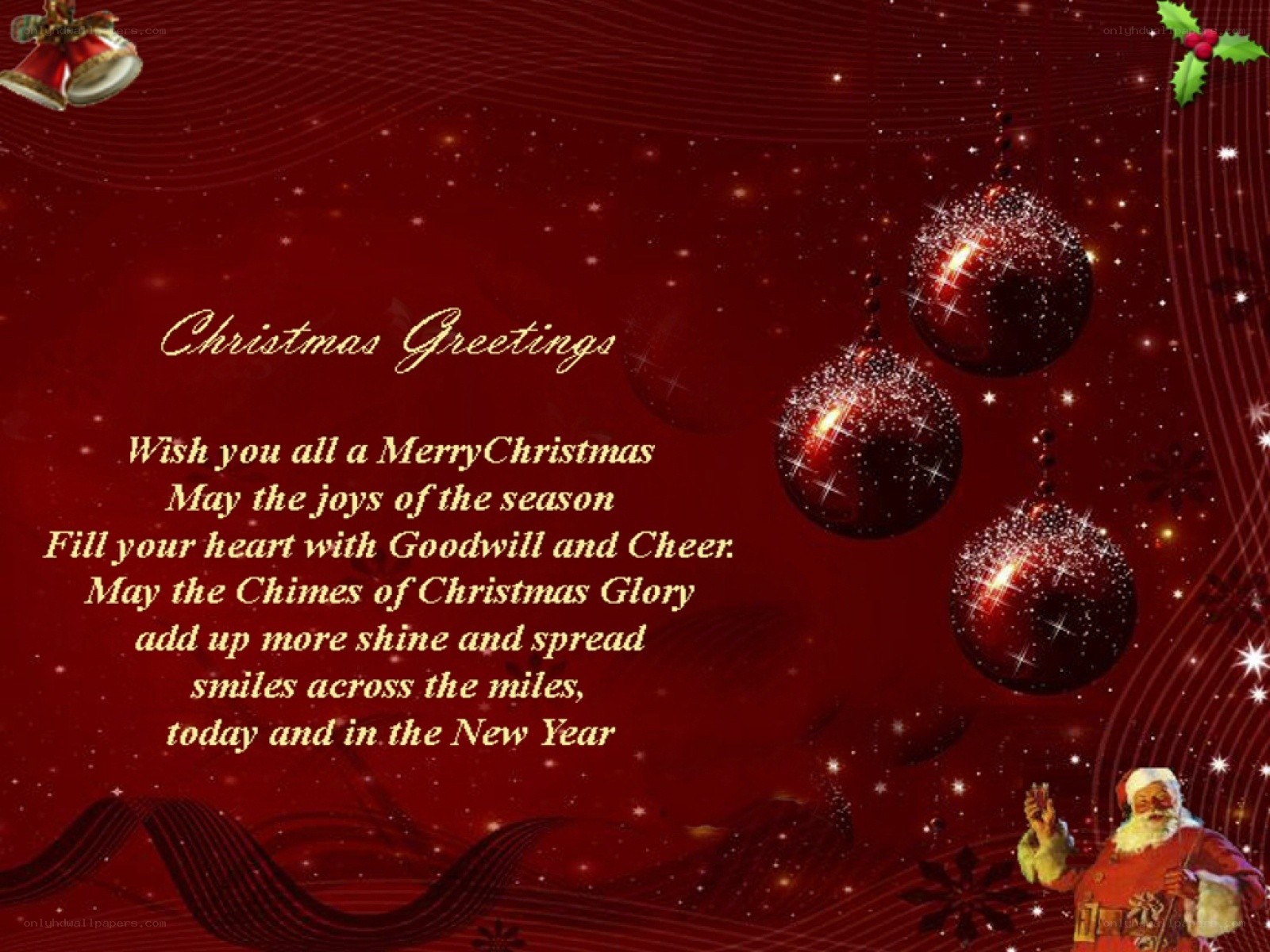 Christmas greeting card