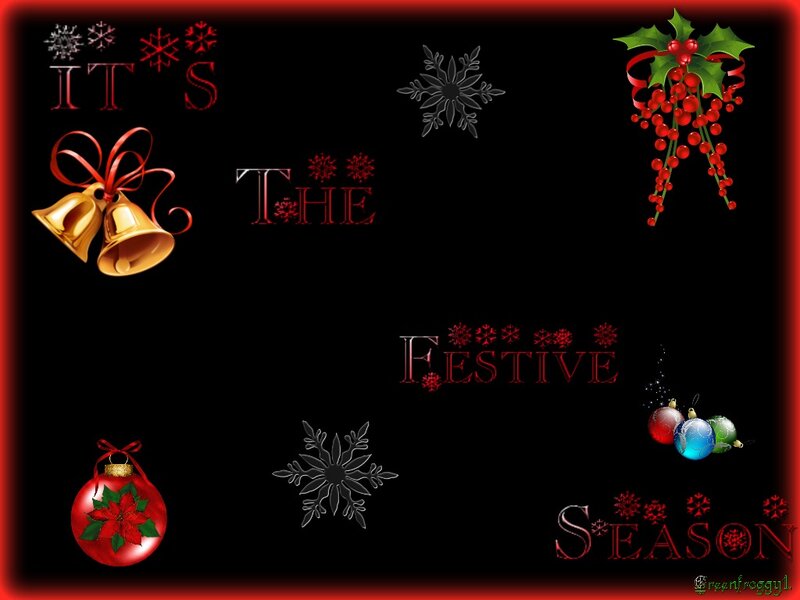 Christmas Holiday Decorations — Black