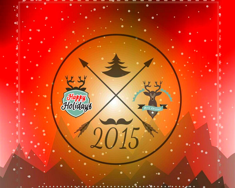 Christmas Holiday Design — Red