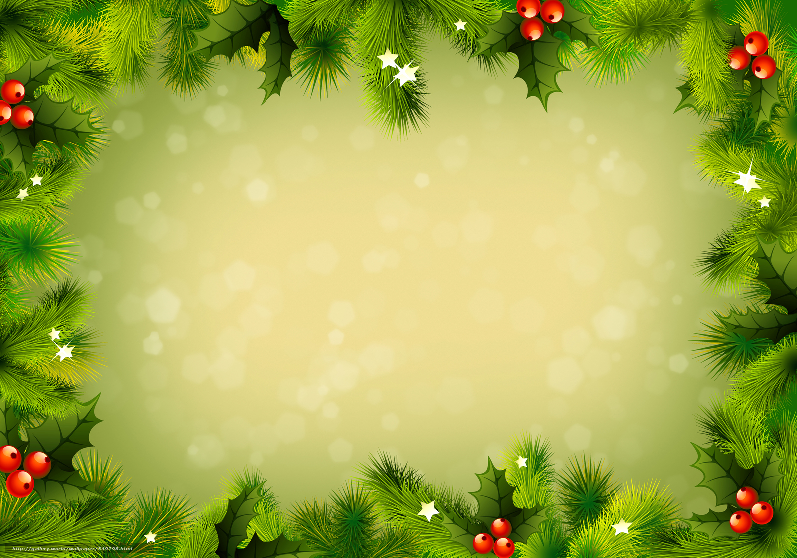 Christmas holiday frame