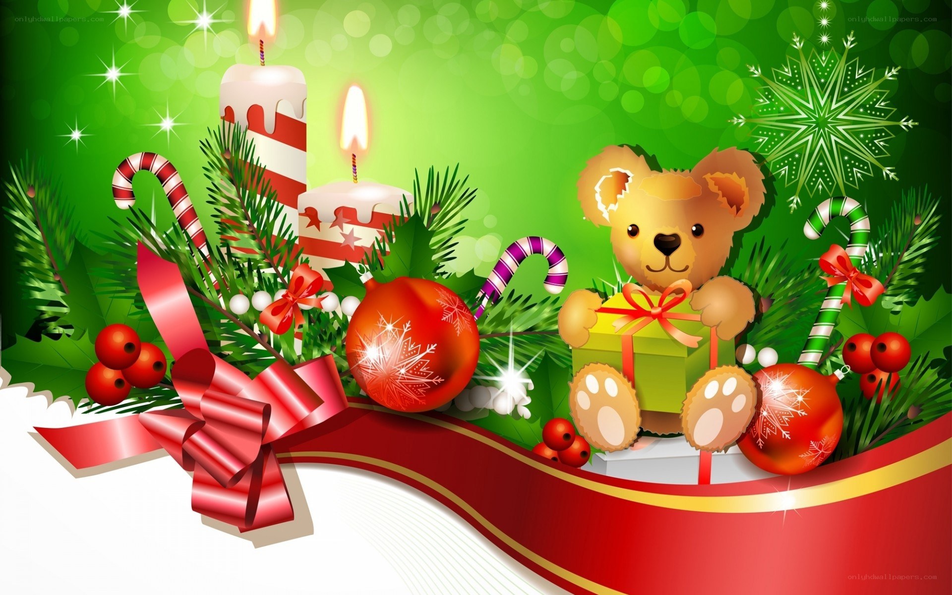 Christmas holiday scene