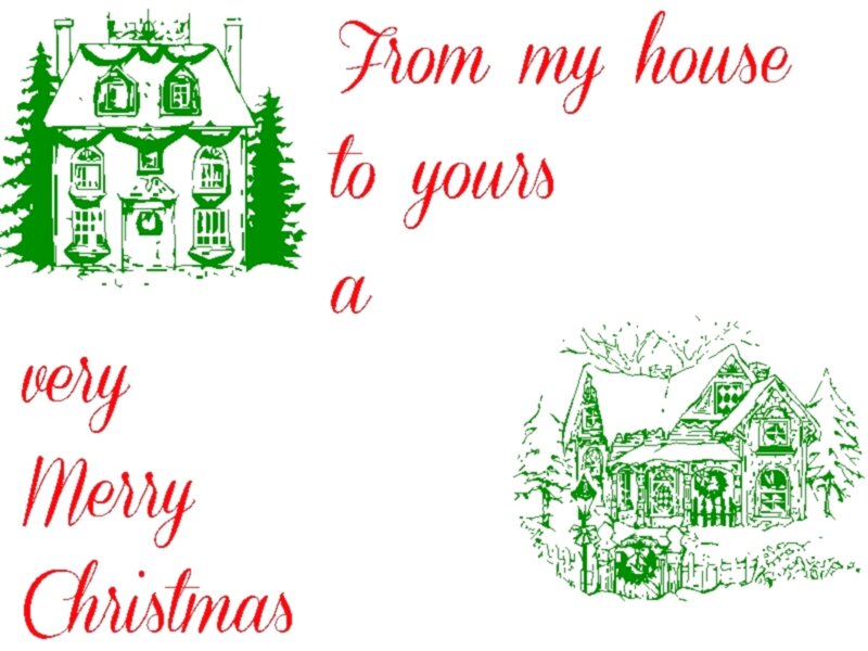 Christmas House Illustration