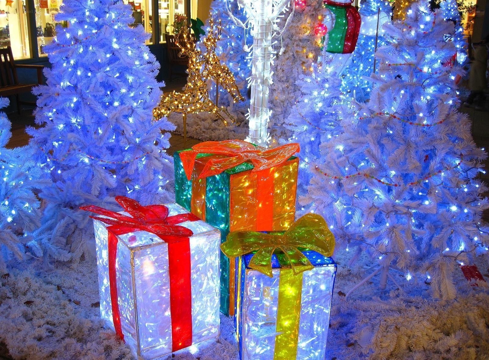 Christmas lights display