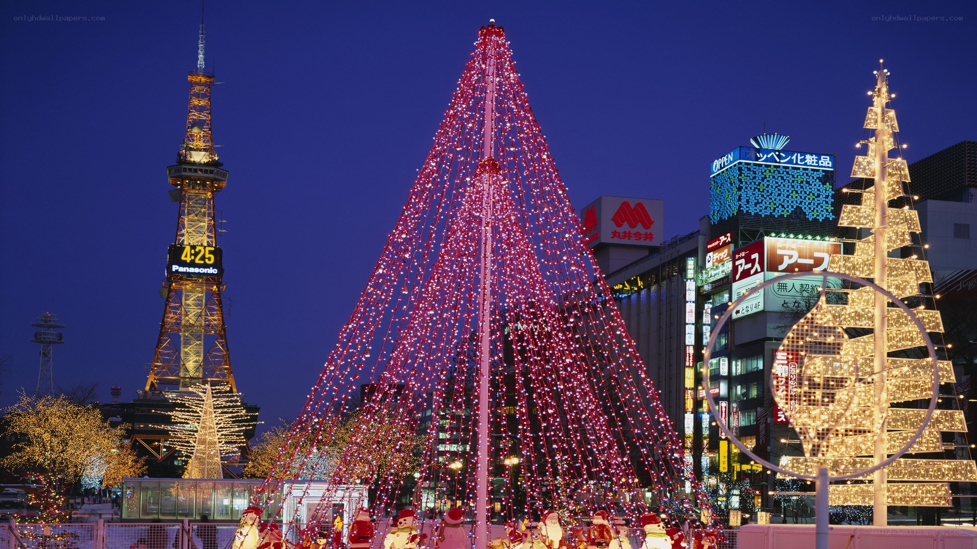 Christmas lights in Sapporo
