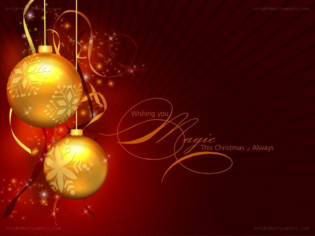 Christmas magic greeting
