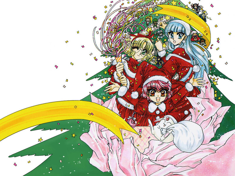 Christmas magic with magical girls