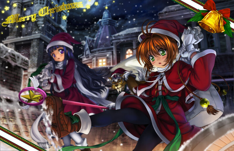 Christmas magic with magical girls