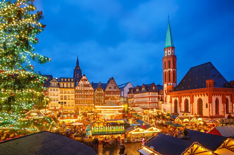 Christmas Market in City