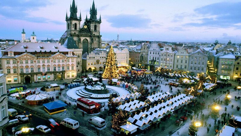 Christmas market in Prague
