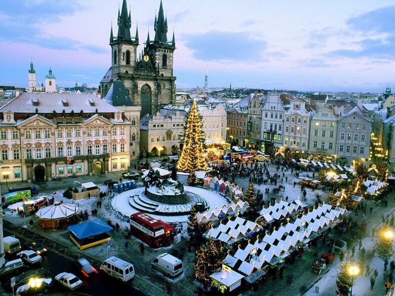 Christmas market in Prague