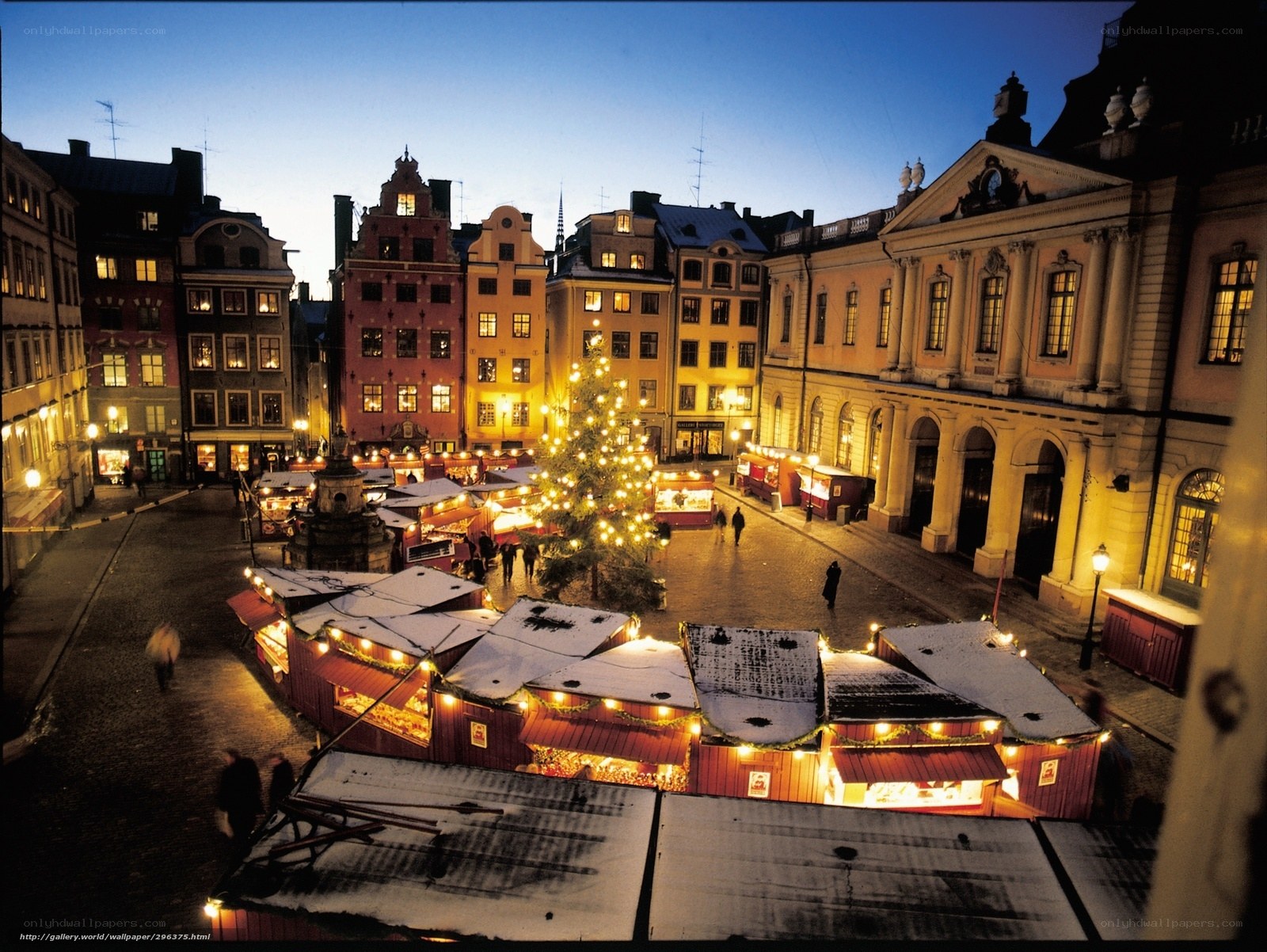 Christmas market in Stockholm