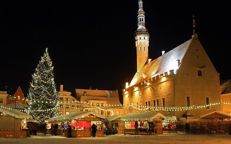 Christmas market in Tallinn