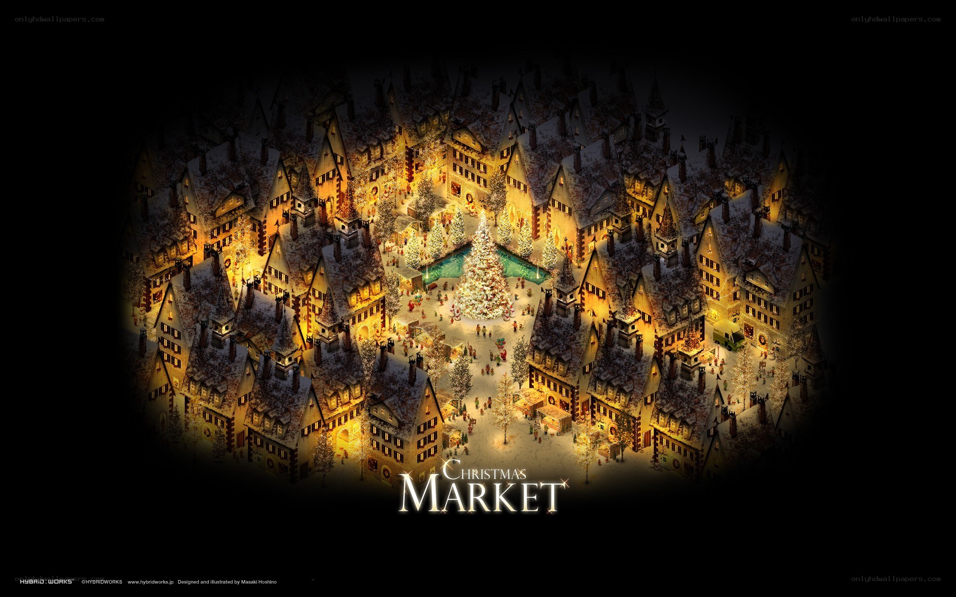 Christmas Market Scene