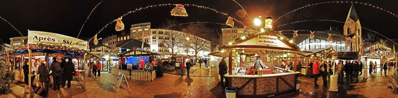 Christmas Market Stalls — Brown