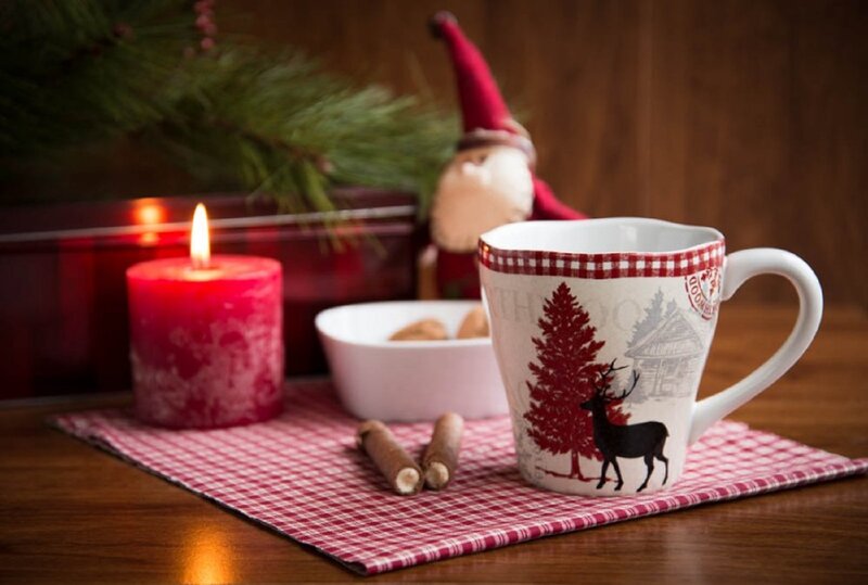 Christmas Mug on Table