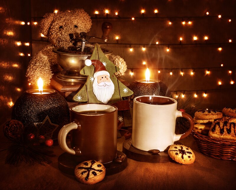 Christmas Mugs and Cookies