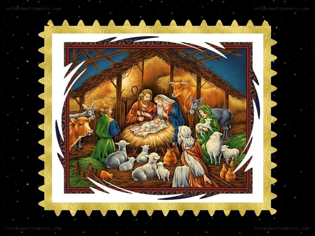 Christmas nativity scene
