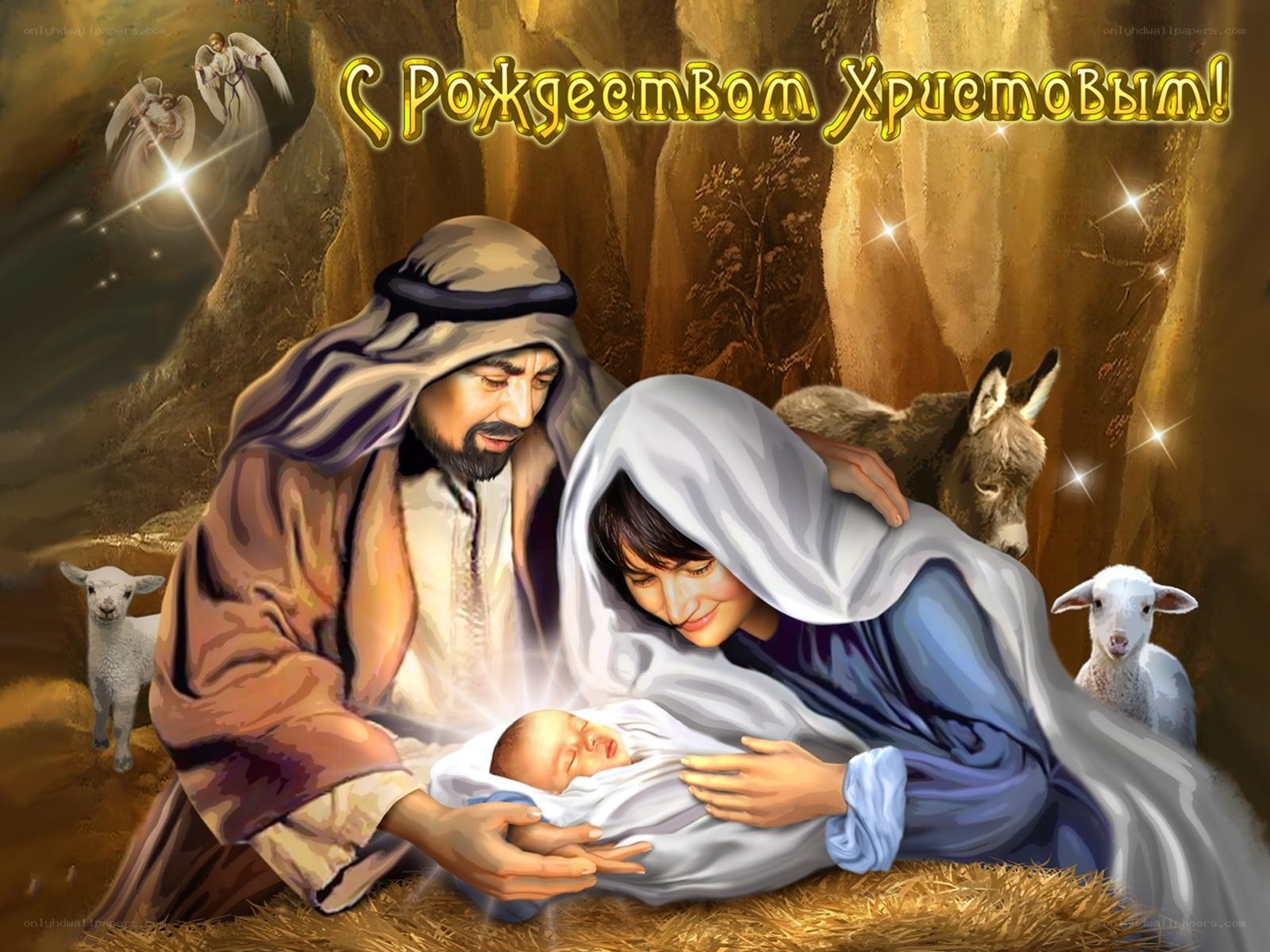 Christmas nativity scene