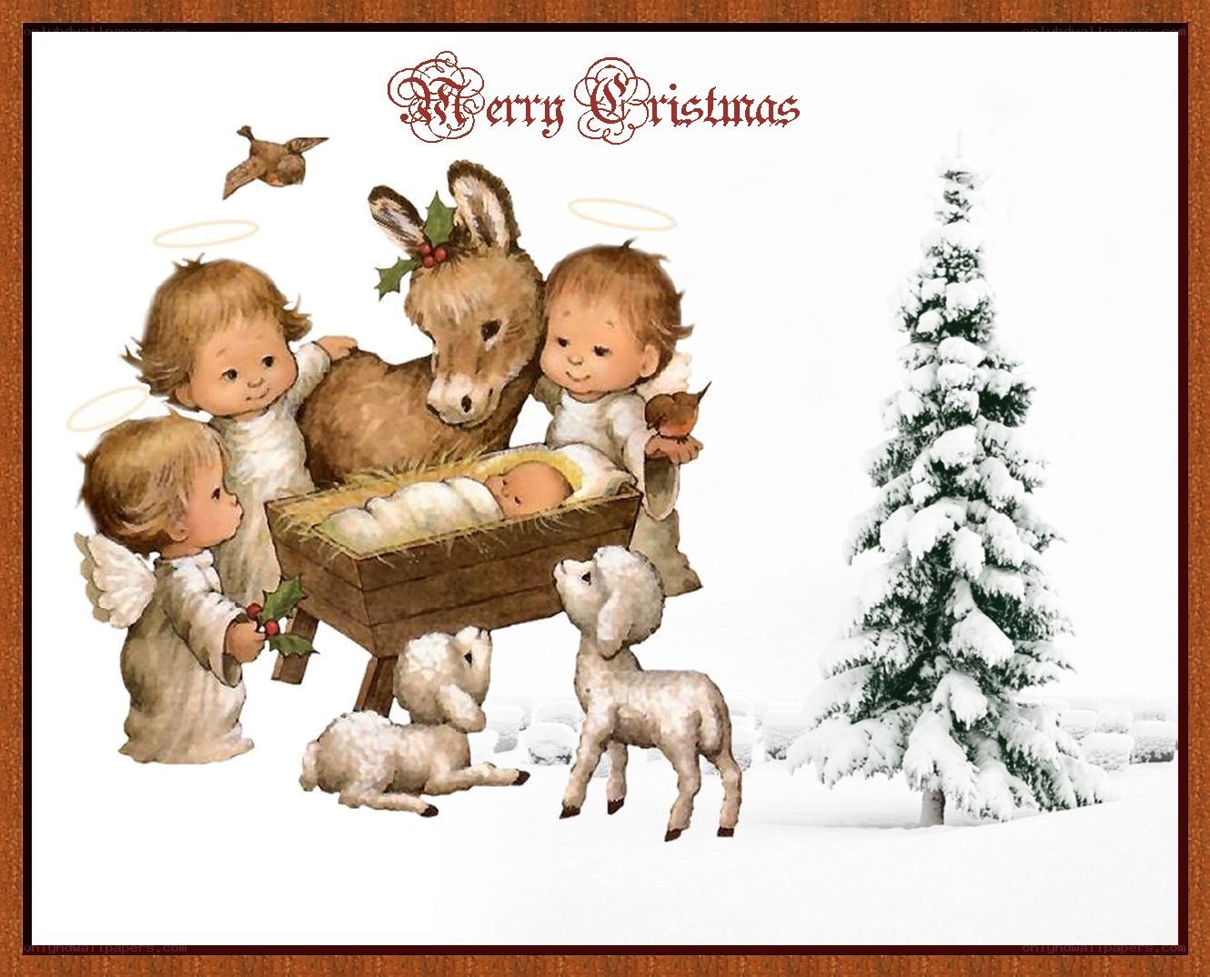 Christmas nativity scene