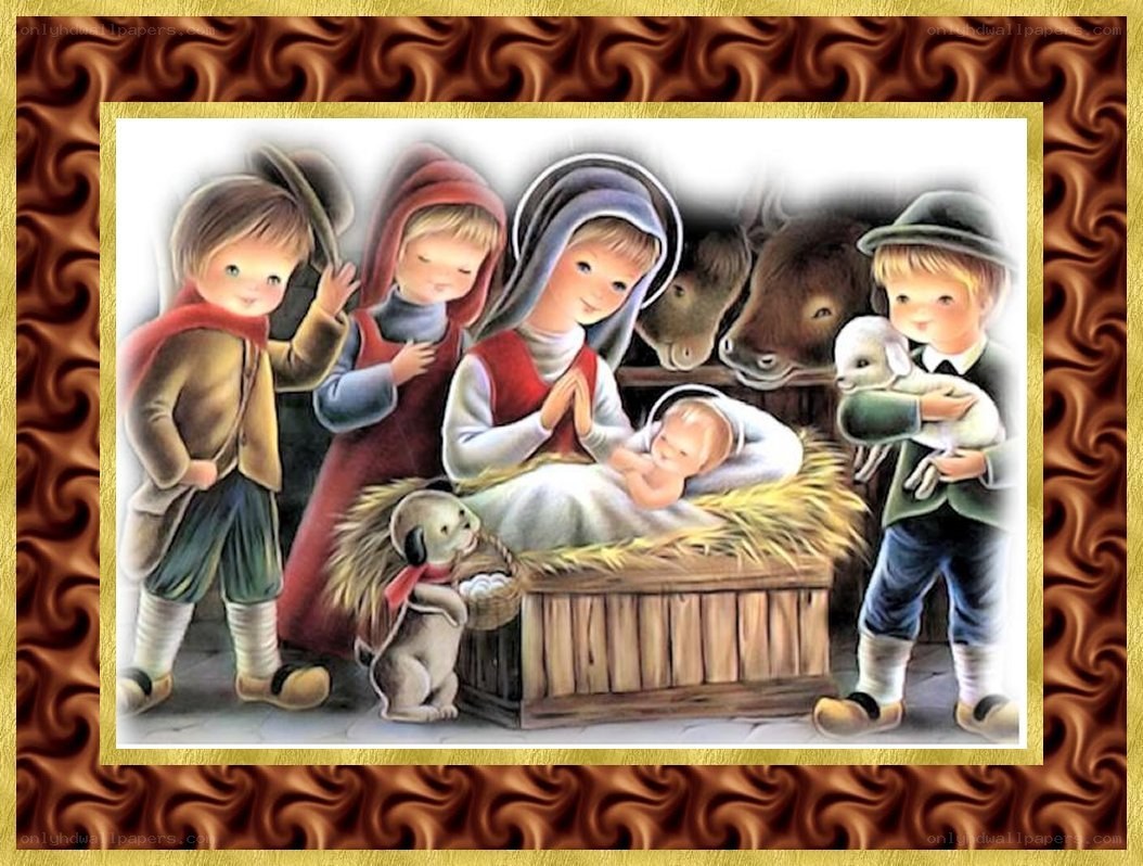 Christmas nativity scene