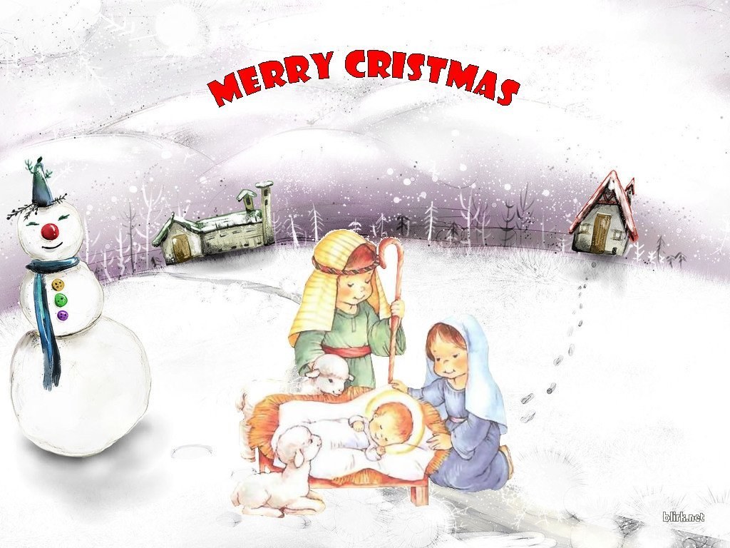 Christmas nativity scene