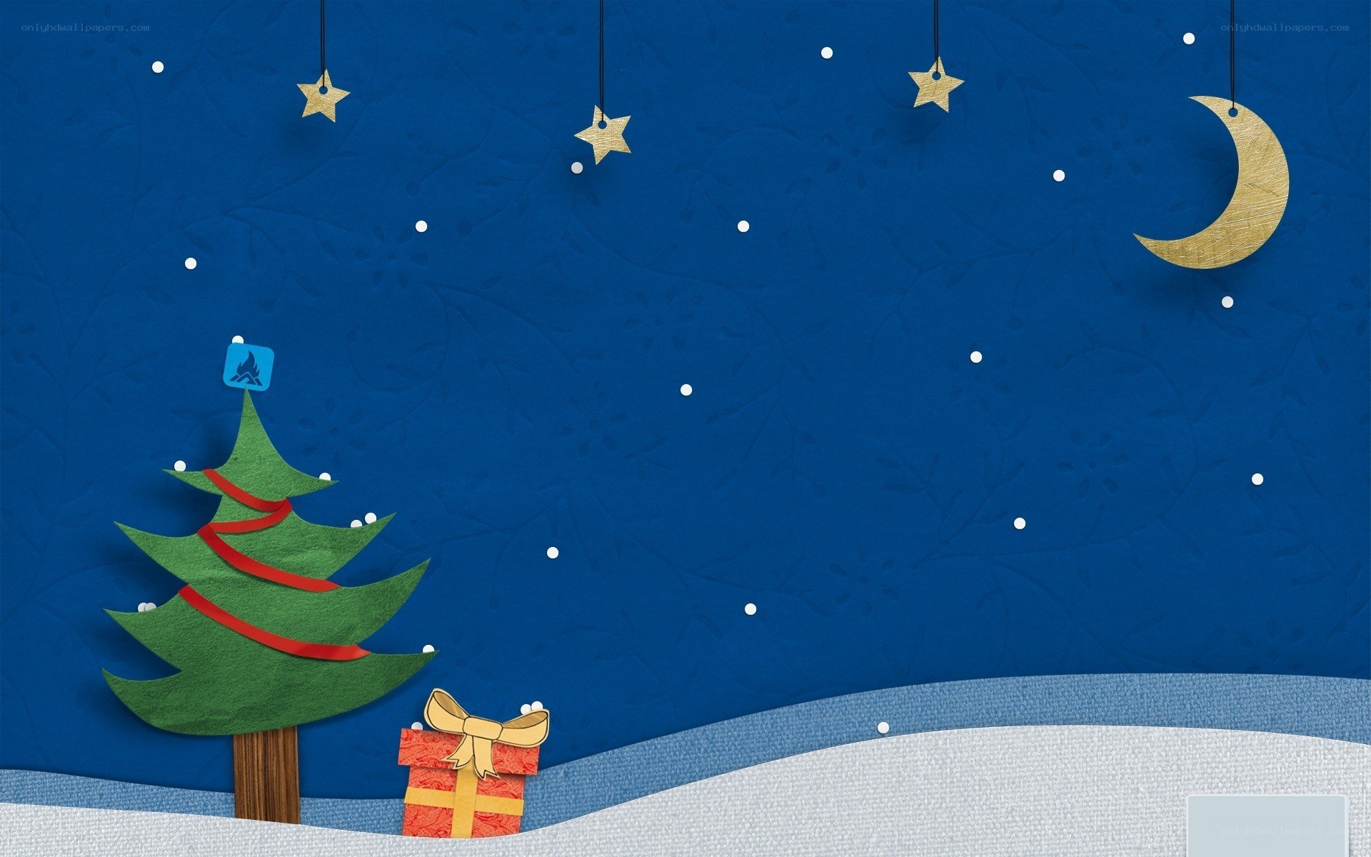 Christmas night scene