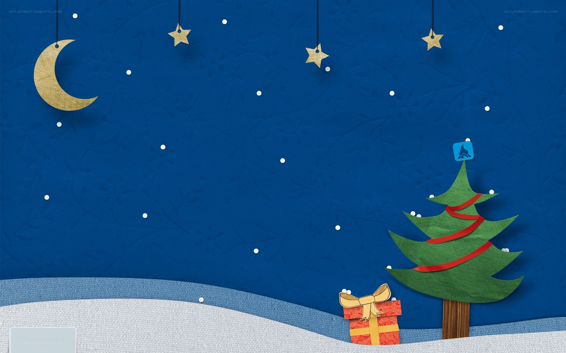 Christmas night scene