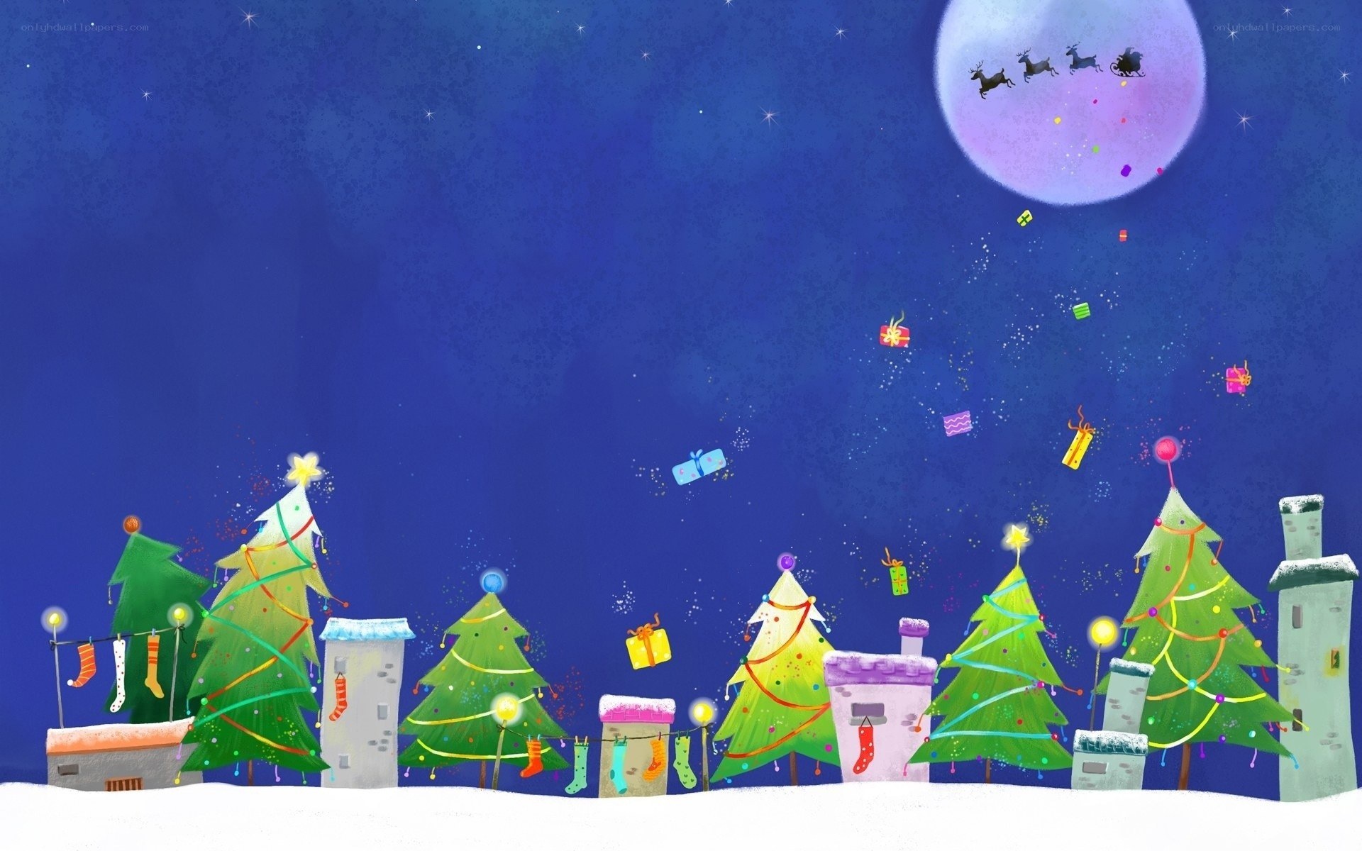 Christmas night with Santa