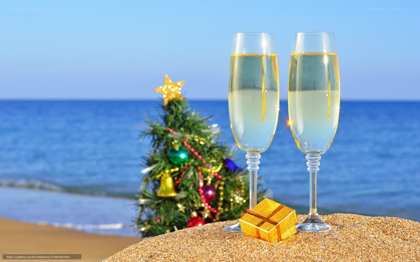 Christmas on the beach