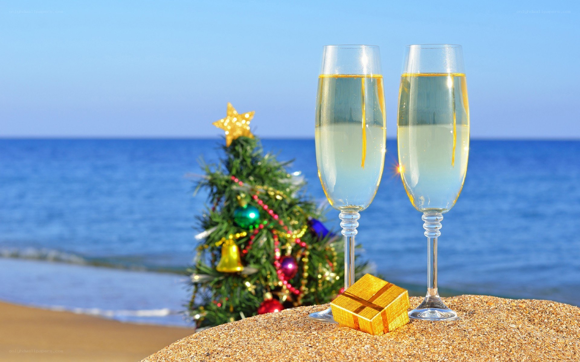 Christmas on the beach
