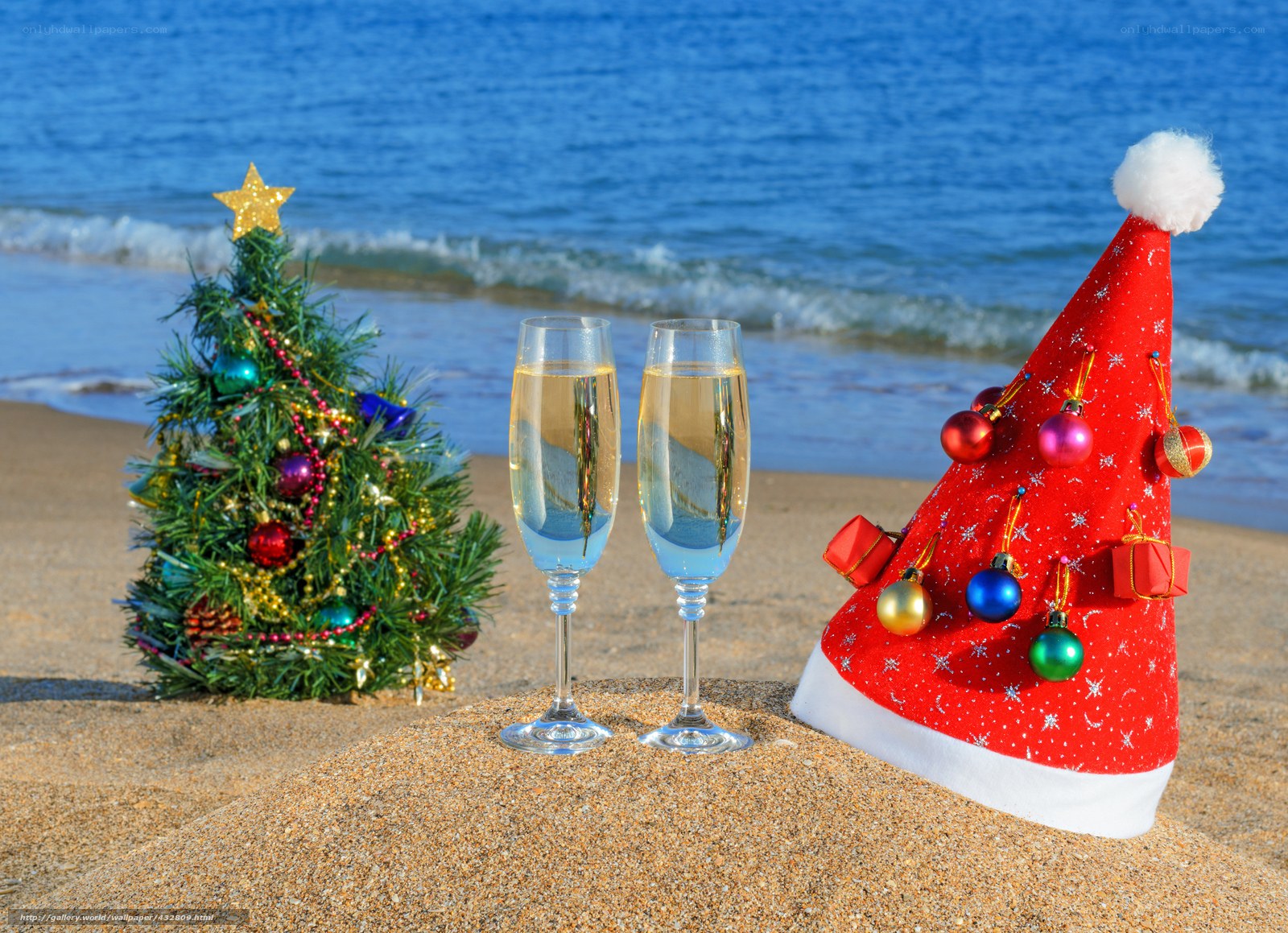Christmas on the beach