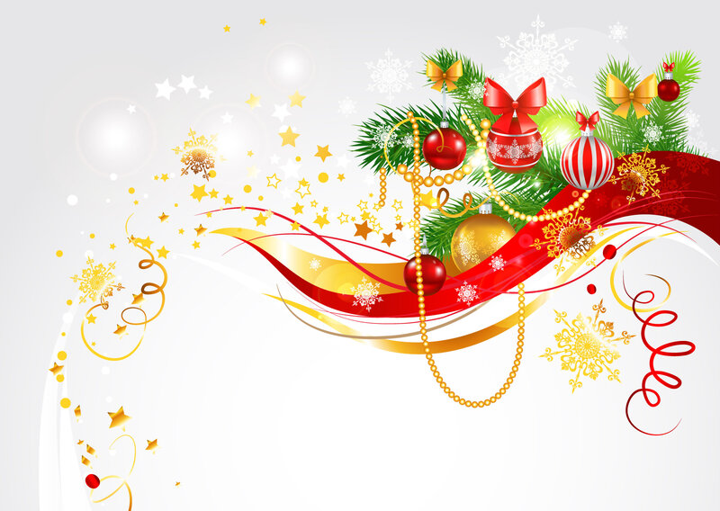 Christmas Ornament Arrangement — Red, Festive