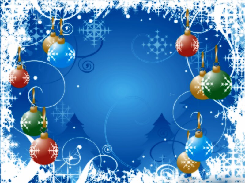 Christmas ornament background