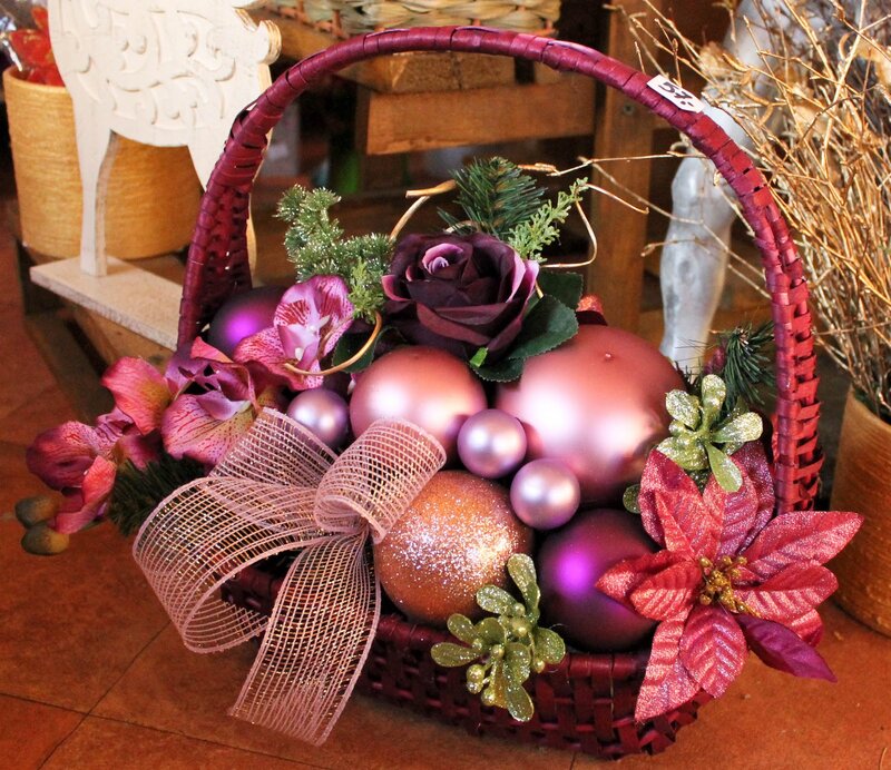 Christmas Ornament Basket