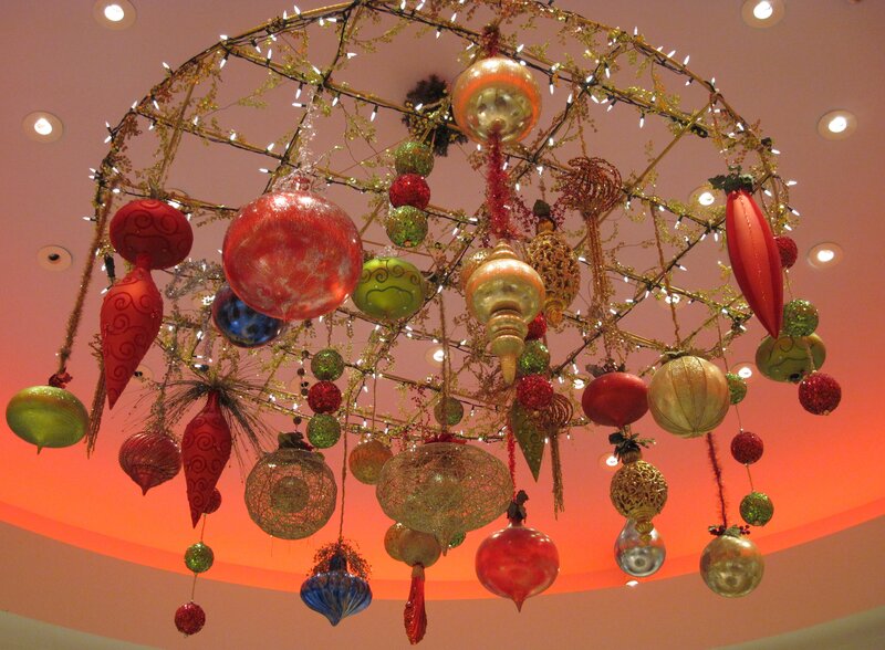 Christmas Ornament Chandelier