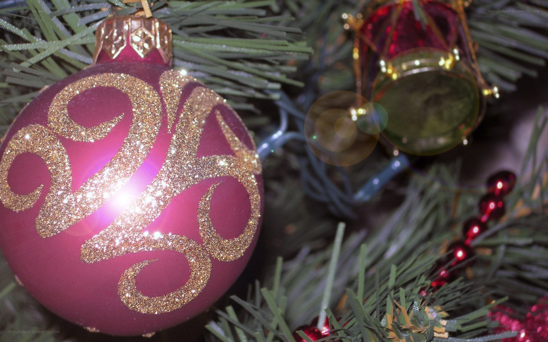 Christmas ornament close-up