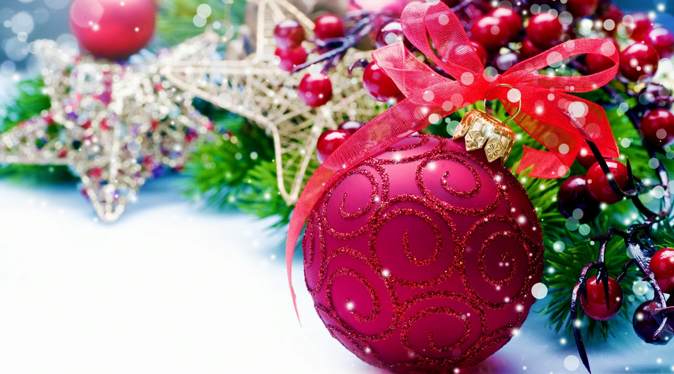 Christmas ornament close-up